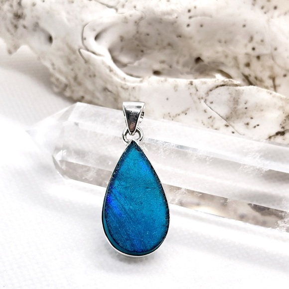 STERLING Silver Holy Land Ancient Roman Glass Pendant Necklace - Picture 2 of 6